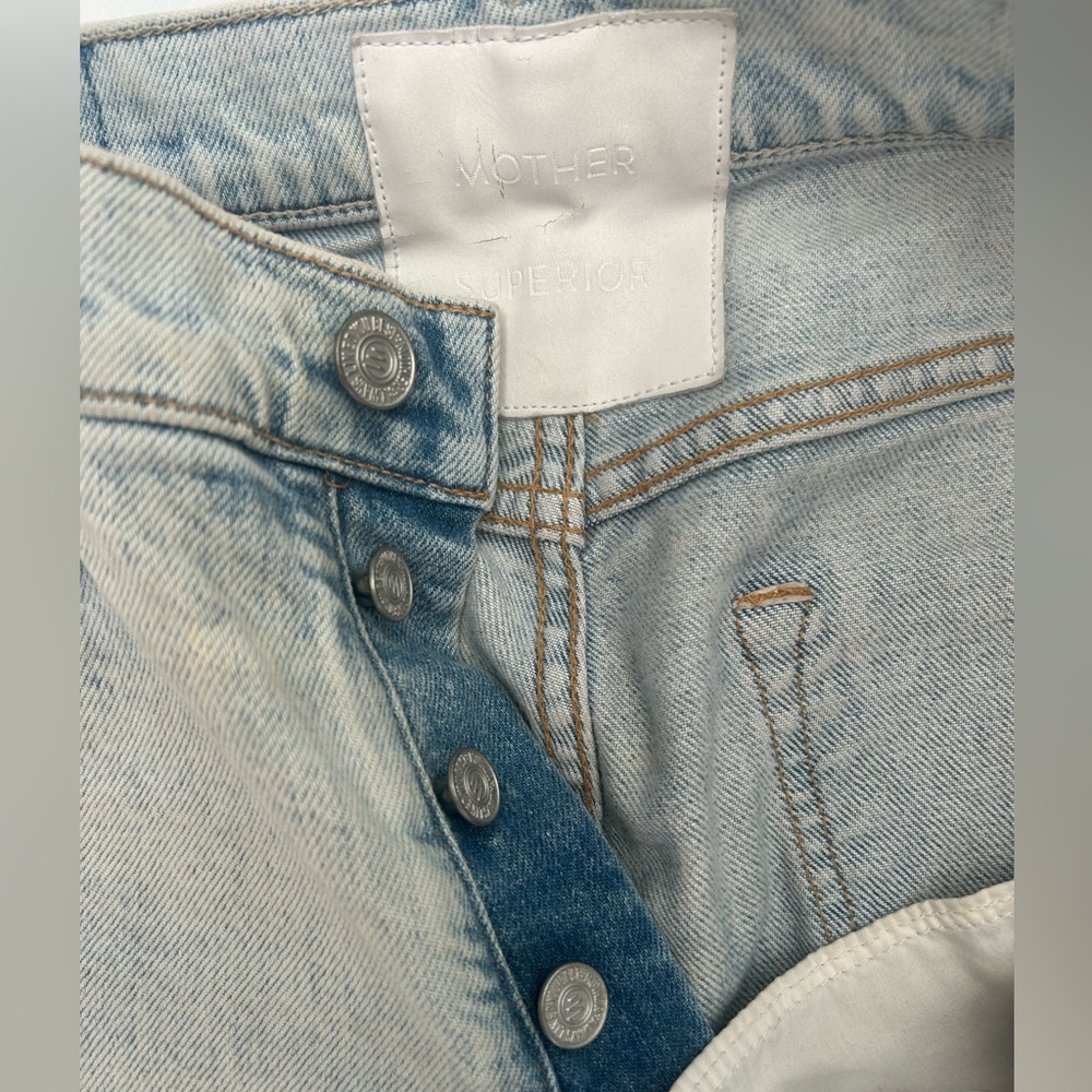 MOTHER SUPERIOR Tomcat Ankle Fray Jeans in Saved by the Bell - Picture 6 of 6